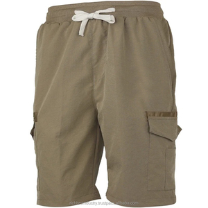 Pantalones Cortos Cargo Casuales para Hombre, Ecológicos, Lisos, con Múltiples Bolsillos, Cintura con Cordón, Sin Elástico, Estilo Urbano, Color Personalizado - Product Image 6