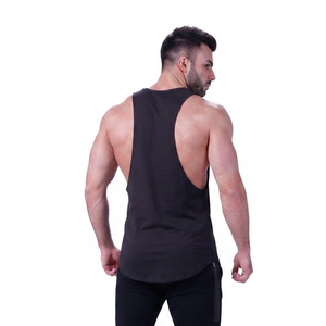 Men's <b>Black</b> Solid Color O-Neck <b>Knitted</b> <b>Tank</b> <b>Top</b> Casual Wear - Product Image 3