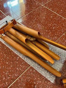 กระดิ่งลมไม้ไผ่ทำมือ ดีไซน์ทรงกรวยแบบเวียดนาม กระดิ่งลมไม้ไผ่ธรรมชาติ ของตกแต่งตามหลักฮวงจุ้ย กระดิ่งลมเวียดนาม ดีไซน์ใหม่ - Product Image 4