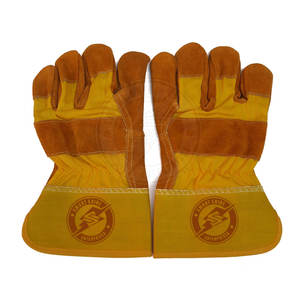 Guantes de Seguridad de Cuero de Último Diseño, Nueva Llegada en Oferta Online, Guantes de Seguridad de la Mejor Calidad Hechos en Pakistán para Adultos - Product Image 2