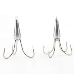 Hameçon triple en acier à haute teneur en carbone avec lest plombé - Polyvalent pour la pêche en eau douce et en eau salée par zuol - Product Image 6