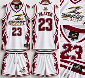Vente en gros directe ZIAKOT INDUSTRY Maillot de basket-ball authentique personnalisé blanc à rayures royales or royal - Product Image 5