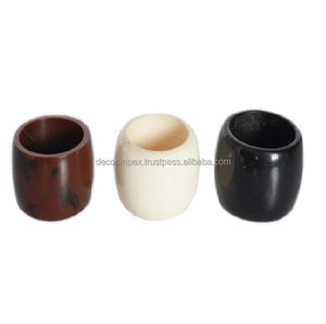 Arrivée New Look stocké Rond de serviette en bois Ronds de serviette Décoration de table de mariage et de fête Tenue de serviette de designer faite à la main - Product Image 4