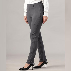 Servicios OEM, Pantalones de Mujer, Estilo Urbano, Corte Ajustado, Alta Calidad, Cintura Alta, Color Sólido - Product Image 3