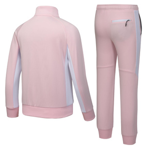 Ensemble de survêtement 2 pièces avec haut zippé et taille élastique, ensemble de survêtement pour femmes, ensemble de survêtement coupe-vent de haute qualité - Product Image 2