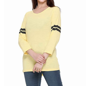 Latest Women Long Sleeve Shirts High Quality Soft Daily Wear <b>Crop</b> <b>Top</b> t Shirt Cotton Made Tee Shirts <b>for</b> Women MADE BY HS 2026 - Product Image 5