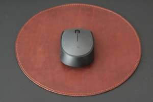 Ultra Thin Leather <b>Mouse</b> <b>Pad</b> 2mm Thickness Desk Mat Lightweight Portable Surface For Business Travel Office LMPD-0035 - Product Image 5