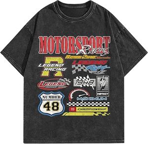 Camiseta Oversize de Corte Cuadrado con Lavado Ácido de Nueva Temporada, 100% Algodón Peinado Transpirable, con Etiqueta de Marca Personalizada - Product Image 1