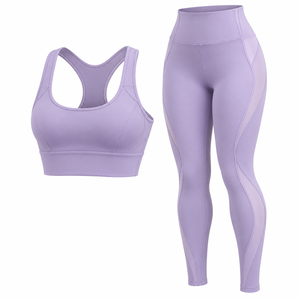 Conjunto de 2 piezas para mujer, ropa elegante y a la moda para damas preocupadas por la moda, ropa deportiva para entrenamiento en el gimnasio, conjuntos personalizados OEM para mujer - Product Image 2