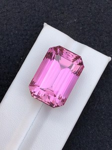 Piedra Preciosa de Kunzita Rosa Intenso, Tratada Termicamente, con Efecto Ojo de Pez, Piedra Grande Vibrante para Joyería, Anillos y Colgantes - Product Image 6