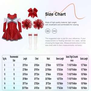 Uniformes de Entrenamiento Personalizados al por Mayor para Adultos Unisex, Ropa de Práctica de Porristas de Poliéster con Estampado por Transferencia de Calor, Cuello Redondo, 120g - Product Image 6