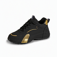 Chaussures de sport décontractées pour hommes et femmes, baskets tendance à empeigne synthétique superposée et blocs de couleur pour un style quotidien