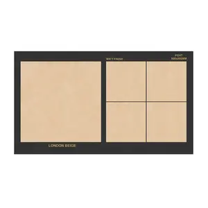 Azulejos de Porcelana Esmaltada Blanca de Diseño Europeo Moderno de 80x80 300x600 mm, Superficie Totalmente Pulida, Aspecto de Mármol, Diseño Gráfico para Baño - Product Image 1