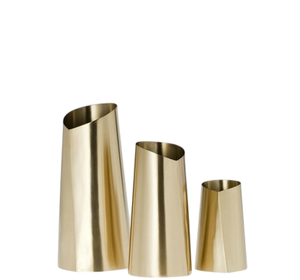 Jarrón de Mesa Único, Alto, de Hierro/Latón, Estilo Art Deco, Acabado Antiguo, Moderno, de Lujo, Hecho a Mano, para Bodas, Navidad, Decoración - Product Image 6