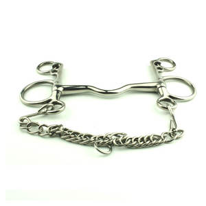Bocados de Caballo Premium de Acero Inoxidable Pelham Weymouth Curb, Duraderos para Control en Equitación Profesional HASHIR - Product Image 4