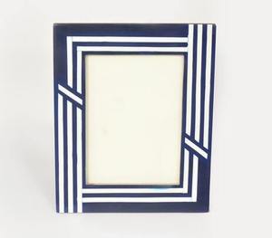 Marco de Fotos de Resina Hecho a Mano con Incrustaciones de Hueso, Rectangular, Vertical, Decorativo para Mesa, Personalizable - Product Image 2