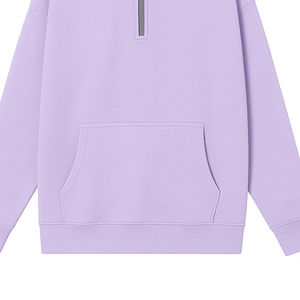 Sweat-shirt à col zippé 1/4 pour femme, personnalisé, de haute qualité, pour le golf et les activités de plein air, vente en gros - Product Image 6