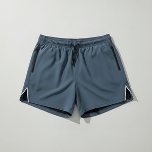 Men's Team Sport Shorts 2 in 1 Compression <b>Layer</b> Zip Pockets Moisture Wicking Custom Team Logo Bulk Wholesale OEM Factory - Product Image 4
