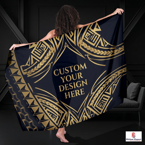 Pareo Hawaiano Personalizado con Estampado Polinesio, Ligero, para Playa, Ropa Tropical para Resort, Servicio de Exportación OEM ODM - Product Image 3