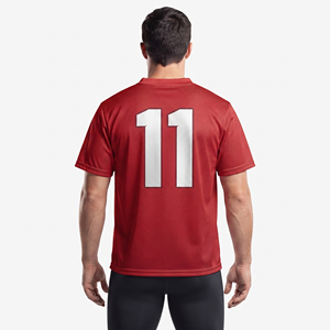 Maillot de lacrosse personnalisé en mesh respirant pour homme, maillot de lacrosse sublimé à col en V pour homme - Product Image 2