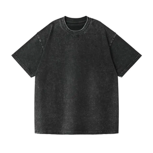 เสื้อยืดผู้ชายทรงสลิมฟิต ผ้าคอตตอน 100% หนานุ่ม แห้งเร็ว พร้อมโลโก้แบบกำหนดเอง และดีไซน์ขอบเสื้อแบบพิเศษ - Product Image 2