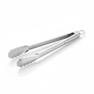 Pince de cuisine professionnelle en acier inoxydable noir mat pour la présentation culinaire – Outil de chef de précision - Product Image 4