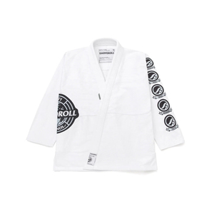 Uniforme de Jiu Jitsu Blanco para BJJ Brasileño, Personalizable con Logotipo Frontal, 480g, Transpirable, de Secado Rápido, 100% Algodón, Tejido Perla - Product Image 1
