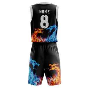 Uniforme de Baloncesto para Equipos, el Mejor Uniforme de Baloncesto Recién Llegado, Uniforme de Baloncesto 100% Poliéster, Conjunto de Varios Colores Último Modelo 2026 - Product Image 3