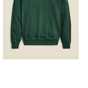 Sudadera Verde Bosque con Cuello Alto Simulado y Detalle de Costura en V Pequeño, Mangas Largas, Puños y Dobladillo Acanalados, Ropa de Marca Privada - Product Image 5