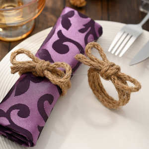 Anillo de Servilleta de Boda de Bambú Hecho a Mano de Primera Calidad, Decoración Ecológica para Mesa de Comedor Estilo Bohemio, Proveedor al por Mayor, Duradero, Vietnam - Product Image 2