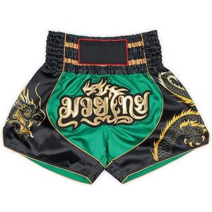 กางเกงมวยไทยพิมพ์ลายดิจิทัลสำหรับฝึกซ้อมปี 2025/2026 ขายส่ง กางเกงคิกบ็อกซิ่ง สกรีนโลโก้ได้ ผลิตจากโพลีเอสเตอร์ 100% แห้งเร็ว ระบายอากาศได้ดี - Product Image 5