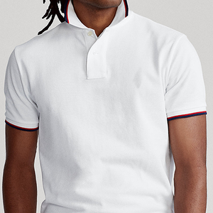 Camisa polo blanca de algodón para hombre - Product Image 6