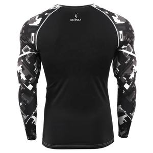 Long Sleeve Men and <b>Women</b> Rash Guard Quick-dry Compression Rush Guard <b>for</b> Workout Sports Gym Fitness Surfing - Product Image 2