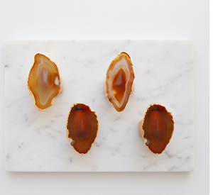 Agate Stone <b>Napkin</b> Rings for <b>Christmas</b> Dinner Table Decor White <b>Cloth</b> Ring Holder For Home Use - Product Image 2