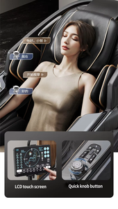 Sillón de Masaje Inteligente de Lujo VCT 3L con Detección de Salud, Riel <span class=keywords><strong>SL</strong></span> y Manipulador 3D, Airbag Envolvente y Masaje de Estiramiento de Pies - Product Image 5