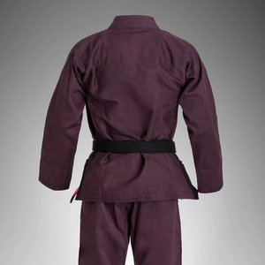 Kimono de BJJ para Adultos, Unisex, Color Morado, 100% Algodón, Corte Regular, Teñido Liso, Ropa de Artes Marciales Resistente - Product Image 3