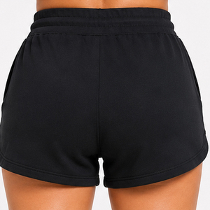 Shorts décontractés léopard en toile respirante non tissée pour femme, taille basse, avec poches, idéaux pour l'été et le sport en extérieur, doux pour la peau - Product Image 6