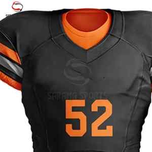 Uniformes Personalizados de Fútbol Americano para Jóvenes y Adultos, Camiseta y Pantalones Cortos Sublimados con Patrones a Medida - Product Image 2