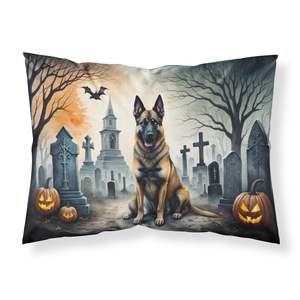 Belinois malinois ปลอกหมอนมาตรฐานฮาโลวีนน่ากลัวน้ำหนักเบานุ่มพิเศษดูแลง่ายตกแต่งได้ปลอกหมอนอิงงานศิลปะ - Product Image 1