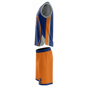 Uniforme de Baloncesto Sublimado Estilo Profesional, Jersey y Pantalones Cortos Personalizados con Logotipo del Equipo, Ropa Deportiva Transpirable de Secado Rápido para Hombres, Mujeres, Jóvenes y Niños - Product Image 2