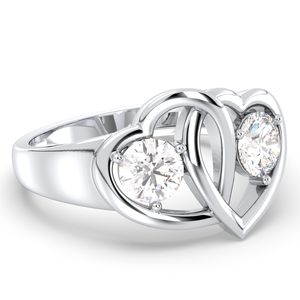 Bagues de fiançailles REYES en argent sterling 925 avec moissanite taille brillant 0,94 carat – Prix de gros – Bijoux raffinés pour cadeau d'anniversaire - Product Image 3