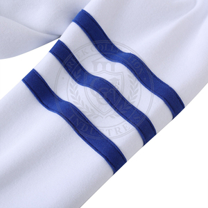 Suéter de Hombre para Universidad, Estilo Cardigan, con Letras Griegas Phi Beta Bordadas en Chenilla Blanca y Azul, 100% Algodón, Tejido de Felpa - Product Image 6