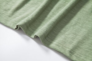 Sudadera con capucha sin mangas para hombre, de corte ajustado, lisa, teñida, de lana peinada, transpirable, para otoño y verano. - Product Image 6