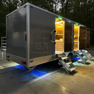 WC mobile de luxe ACB VIP pour événements extérieurs, toilettes portables avec urinoir intégré pour personnes à mobilité réduite - Product Image 2