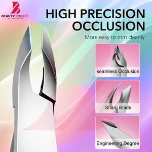 Prix d'usine en gros, coupe-cuticules en acier inoxydable multicolores de haute qualité, ciseaux pour peaux mortes, outil de manucure professionnel - Product Image 2