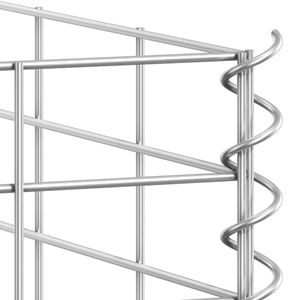 Juego de 3 piezas de camas elevadas de hierro Gabion 11,8 "x 11,8" x 78,7 "para paisajismo y cubiertas - Product Image 5