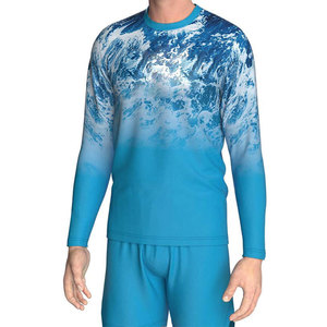 Chemise de pêche UPF50+ pour homme, séchage rapide, respirante, grande taille, vêtements de pêche, sublimation - Product Image 1