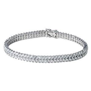 Trending Marquise Lab Grown Diamond IGI Certification Tennis Bracelet 10K 14K 18K <b>Solid</b> <b>Gold</b> Color DEF Clarity VS VVS Clarity - Product Image 1