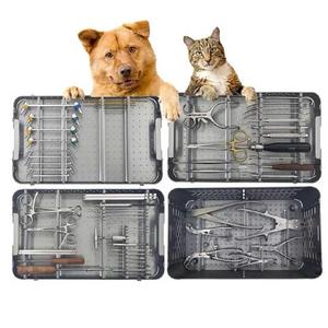 Veterinary Manual Soft Tissue Surgical <b>Instrument</b> Set with Stainless Steel for General Surgery High-quality CE Certified - Product Image 2