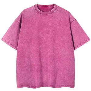 เสื้อยืดลายฟอกสีหนัก เสื้อยืดลายฟอกสีแบบใหม่ เสื้อยืดลายฟอกสีเนื้อผ้าคอตตอนผสมอย่างดี - Product Image 1